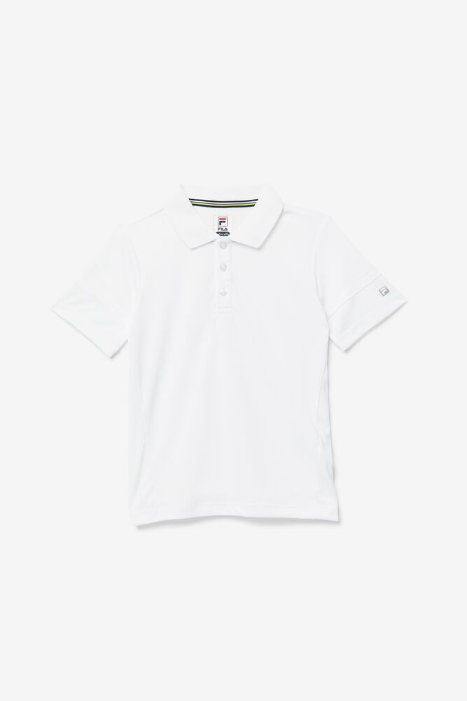 Fila Polo Børn Hvide Drenge Core Tennis RTC-796310